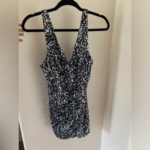 ZARA Sequin Romper / Dress. Size XS